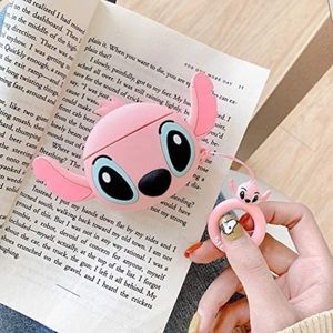 Kawaii Lilo and Stitch AirPod Silicone Case